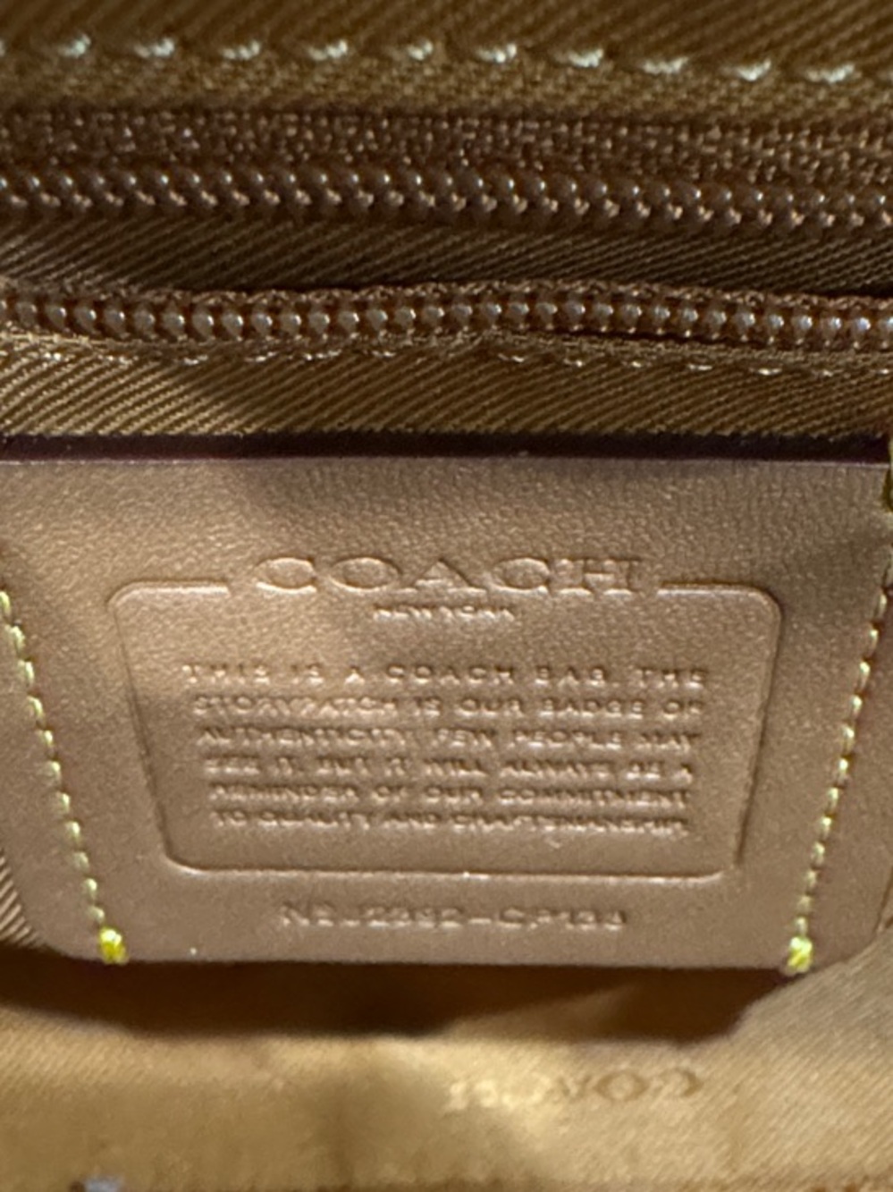 Coach Cassie Croc-Embossed Leather Crossbody with Silver Chain - Picture 7 of 8
